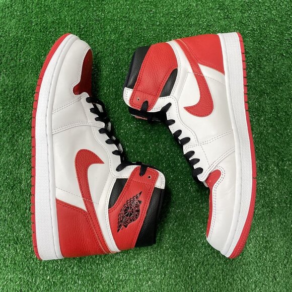 Nike Air Jordan 1 Retro High OG Mens Basketball Shoe White 555088-161 VNDS Sz 10 - Picture 4 of 7